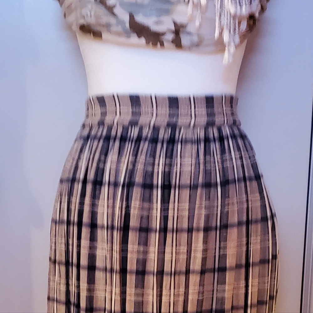 XL Long Skirt Blue/Tan                        3' Long StJohnsBay 😎
